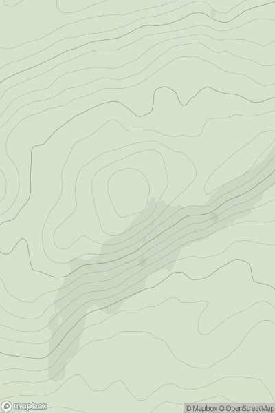 Thumbnail image for Beinn Ghlas [Inveraray to Crianlarich] showing contour plot for surrounding peak